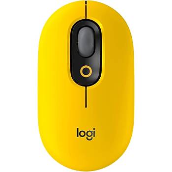 Logitech POP Emoji Sarı Optik Kablosuz Mouse - 910-006546