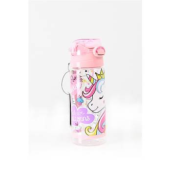 Frocx Plastik Matara 500 Ml Due Uncorn Otto-41466 -PEMBE