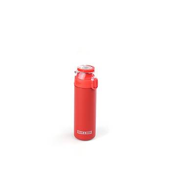 Bear&Deer effaf Kapak Krmz elik Matara 450 ml - MT0033