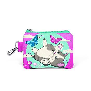 Coral High Kids Su Yeili Pembe Kedi Desenli Bozuk Para antas 21807