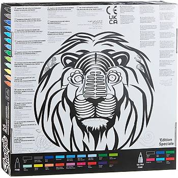 Sharpie Fine Permanent Markr 26'L Kark Kutu, Aslan
