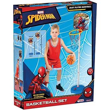 Dede Spiderman Küçük Ayaklý Basketbol Pota Seti