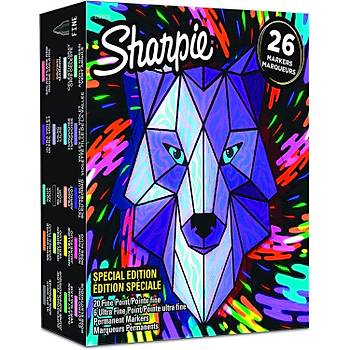 Sharpie Wolf Fine + Ultra Fine Marker Kalem Seti 2