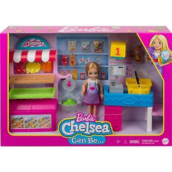 Barbie Chelsea Meslekleri reniyor Market alan Oyun Seti Gtn67
