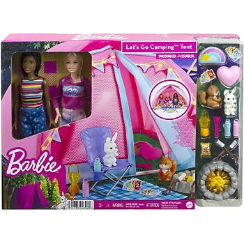 Barbie Malibu Ve Brooklyn Kampta Oyun Set  HGC18