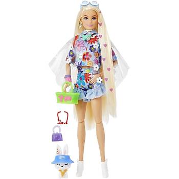 Barbie Extra Mavi Etekli Bebek