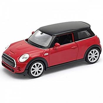 Welly 1-24 Mini Cooper Hatch 2014 Red W/Black Roof Model Araba