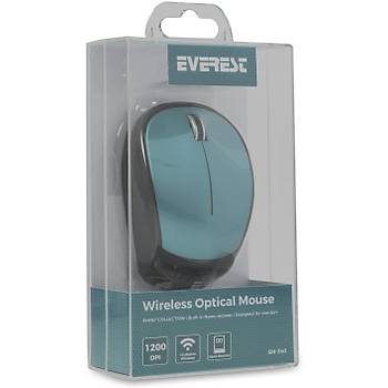 Everest Sm-340 Optik Usb 3D Metalik Yeşil Kablosuz Mouse