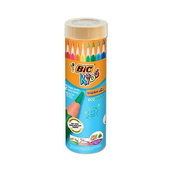 Bic Evolution 12+1 gen Metal Kutu Jumbo Kuru Boya