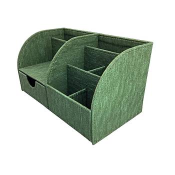 Inn Design Masast Dzenleyici Deri Organizer Efsun Jean ekmeceli Kalemlik Yeil DD-1031