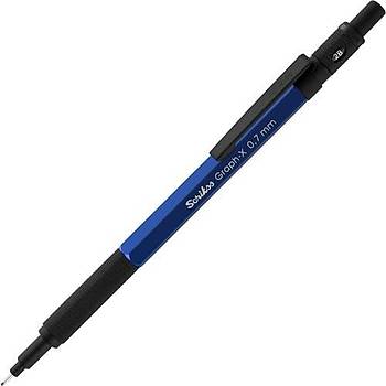 Scrikss Graph-X Metal Versatil Kalem Seti 0.7 Mm Mavi 3'L Set