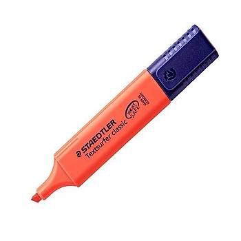 StaedtlerTextsurfer Classic Highlighter Krmz Fosforlu Kalem