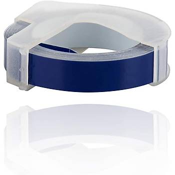Need 3D Kabartma erit Etiketi 9mmx3mt Lacivert Dymo Junior ve Omega Makine Uyumlu
