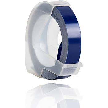 Need 3D Kabartma erit Etiketi 9mmx3mt Lacivert Dymo Junior ve Omega Makine Uyumlu