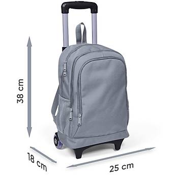 Coral High Kids Lacivert Krmz rmcek Desenli  Blmeli Ikl Tekerlekli ekekli Okul Srt antas 23920