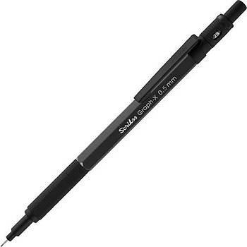 Scrikss Graph-X Metal Versatil Kalem Seti 0.7 Mm Antrasit 3'L Set