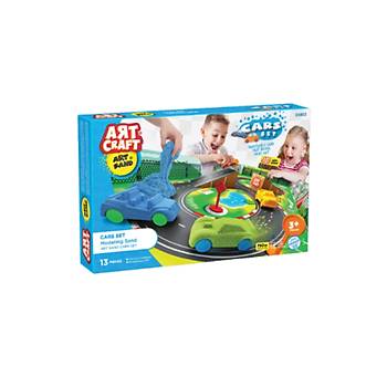 Dede Art Craft Arabalar Seti Kinetik Oyun Kumu 750 Gr.