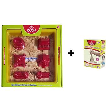 Bubu Kinetik Kum Havuzu Tarihi Kalplar 500 Gr Naturel Kinetik Kum