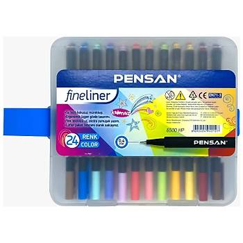 Pensan 6500 Hp Fineliner 0.4 Mm 24 Renk Kalem Seti