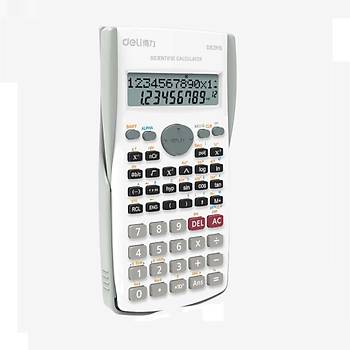 Deli D82Ms Bilimsel Hesap Makinesi 240F-10+2 Digits Beyaz