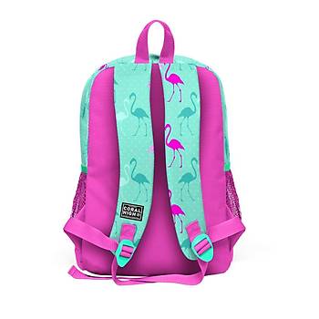 Coral High Kids Su Yeili Neon Pembe Flamingo Desenli Drt Blmeli Okul Srt antas 23111