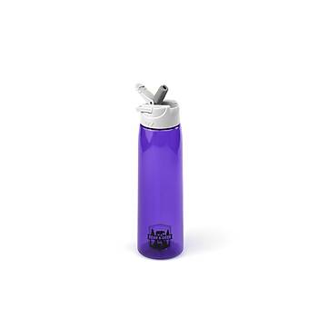 Bear&Deer Tritan Oynar Tutacakl Pastel Mor effaf Plastik Matara 750 ML - MT0005