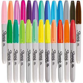Sharpie 24l Fine Permanent Markr Kark Flamingo