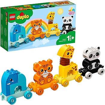 Lego Duplo Hayvan Treni 10955 - Fil, Kaplan, Zürafa Ve Panda Ýçeren Küçük Çocuklara Yönelik Çekmeli Hayvan Oyuncak Yapým Seti (15 Parça)