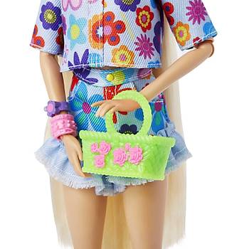 Barbie Extra Mavi Etekli Bebek