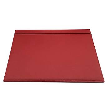 Inn Design Ab-I Hayat Tek Para Kapakl Smen Dokulu Krmz Suni Deri TS-1142