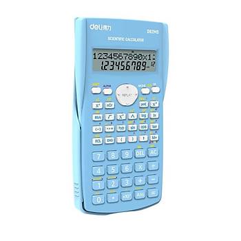 Deli D82Ms Bilimsel Hesap Makinesi 240F-10+2 Digits Mavi