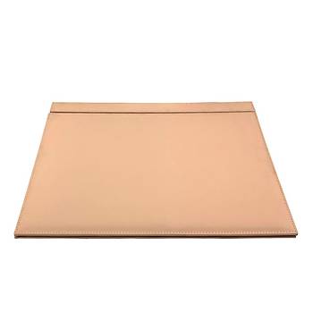 Inn Design Ab-I Hayat Tek Para Kapakl Smen Pastel Pudra Pembe Suni Deri  TS-1151