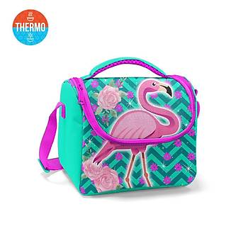 Coral High Kids Su Yeili Pembe Flamingo Desenli Thermo Beslenme antas 11835