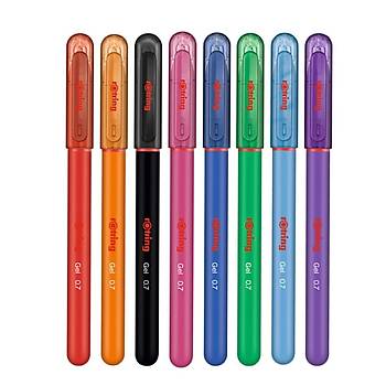 Rotring Jel Roller Kalem Seti 0.7 Mm 8 Renk Kark