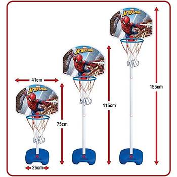 Dede Spiderman Ayakl Basketbol Pota Seti