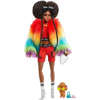 Barbie Extra Renkli Ceketli Bebek GVR04