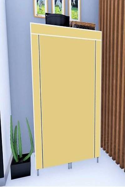 Plastik Rafl ok Amal Kiler ve Balkon Dolab Bej