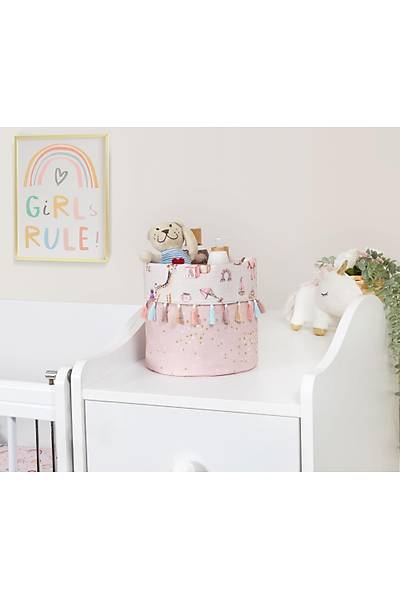 Bebek Odas Yuvarlak Sepet Organizer