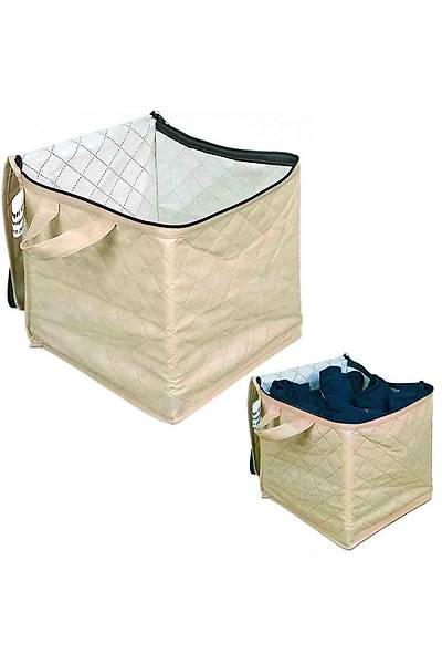 Hur Baklava Desenli Organizer Baza Alt Dolap i Saklama Dzenleme Kk 25X25X25cm