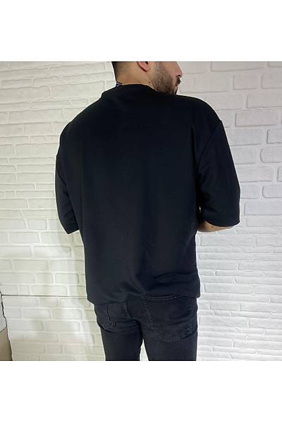 Oversize Uniseks T-shirt Siyah
