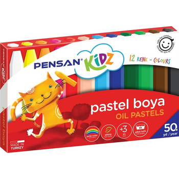 PENSAN PASTEL BOYA KIDZ 12 RENK 98060PB1