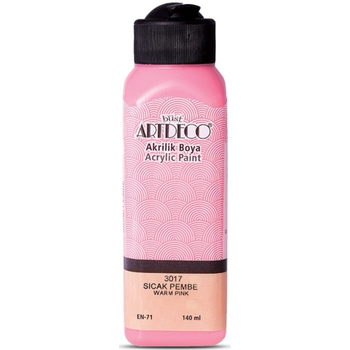 ARTDECO AKRLK BOYA 140 ML SICAK PEMBE Y-070R-3017
