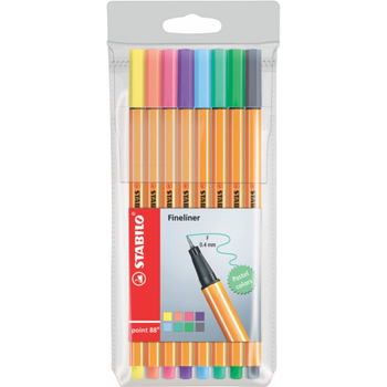 STABILO GLISS KALEM POINT 88 SET 8 L PASTEL 88/8-01