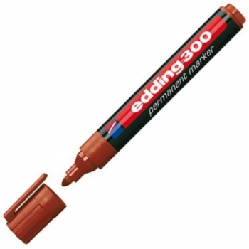 EDDING PERMANENT MARKR E-300 KAHVERENG