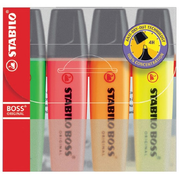 STABILO FOSFORLU KALEM BOSS SET 4 L 70/4