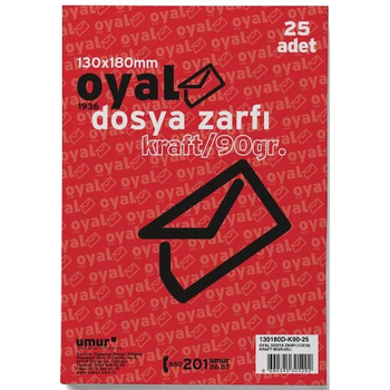 OYAL ZARF DOSYA 13x18 90GR KRAFT 30004115