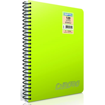 GIPTA DEFTER CHROMO A5 SPRALL PP KAPAK 80 YP.KAREL 1348-1971