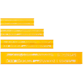 HATAS YAZI SET TEKNK RESM 3-5-7-10 MM. 02250