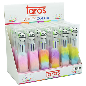UNICK COLOR TKENMEZ KALEM PVC KUTU PANDA 6 RENK 24 L 6830
