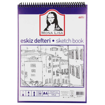 SDOR ESKZ DEFTER SPRALL 120g A4 50YP MN13-4